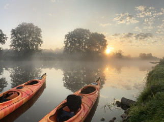 Photo from the kayaking tour on the Naab